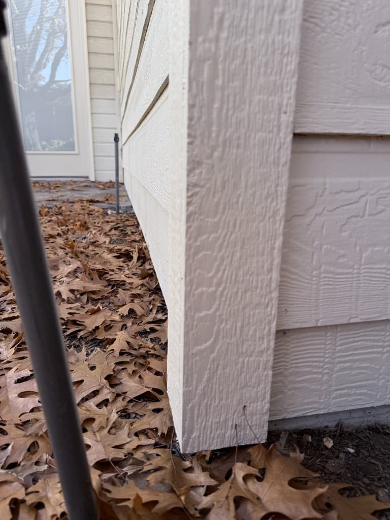 After trim and wood repair - restored trim in Dallas